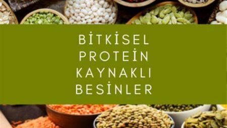 Bitkisel Protein Kaynakları ile Beslenme