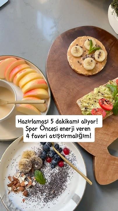 Spor Öncesi Enerji Veren Atıştırmalıklar